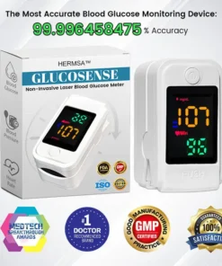 GlucoSense Non-Invasive Laser Blood Glucose Meter - ✅99.8curacy