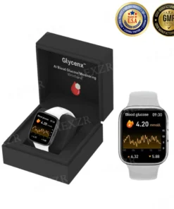 Glycenx™ AI Blood Glucose Monitoring Wristband