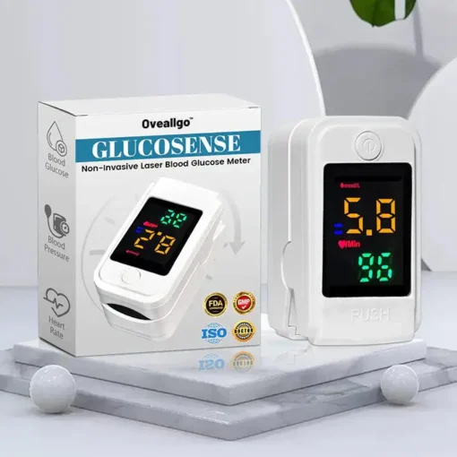 Oveallgo™ PRO GlucoSense Non-Invasive Laser Blood Glucose Meter