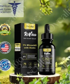 Oveallgo™ ReVita Hair Growth Serum - Minoxidil Topical Solution USP, 5% with Biotin