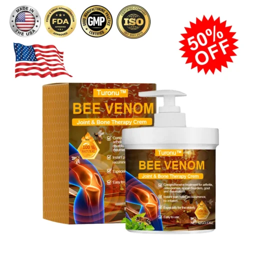 Bee Venom Joint & Bone Therapy Cream 🐝𝐀𝐀𝐎𝐒 𝐑𝐄𝐂𝐎𝐌𝐌𝐄𝐍𝐃𝐒(🔥50% Off for a Limited Time!)