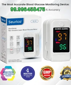 【OFFICIAL STORE】👨‍⚕️Seurico™ GlucoSense Non-Invasive Laser Blood Glucose Meter【99.9curacy👍Latest R&D in Medical Technology🗽🗽🗽】