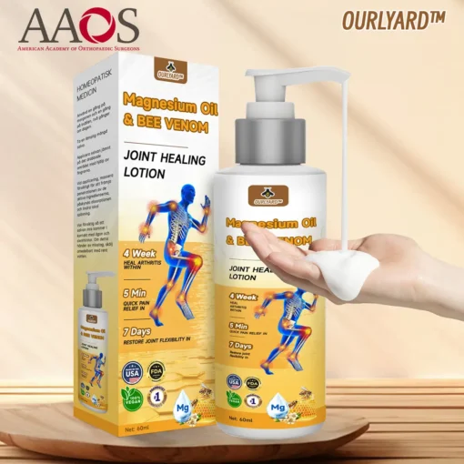 Ourlyard™ Magnesium Oil & Bee Venom Joint Healing Lotion