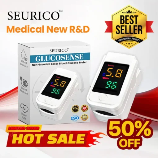 Seurico™ Ultra GlucoSense Non-Invasive Laser Blood Glucose Meter